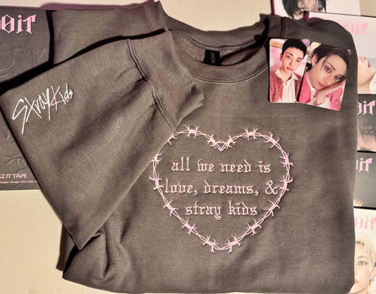 StrayKids Embroidered Sweatshirt